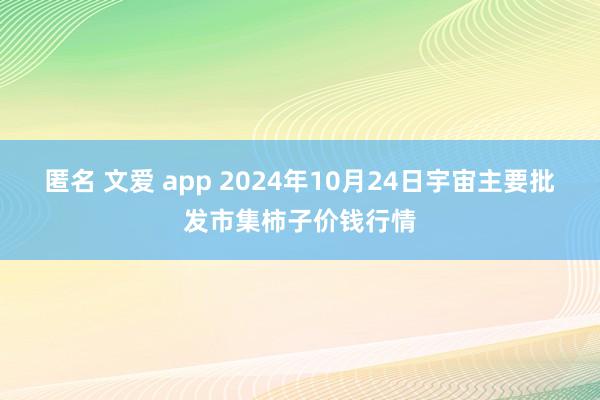 匿名 文爱 app 2024年10月24日宇宙主要批发市集柿子价钱行情