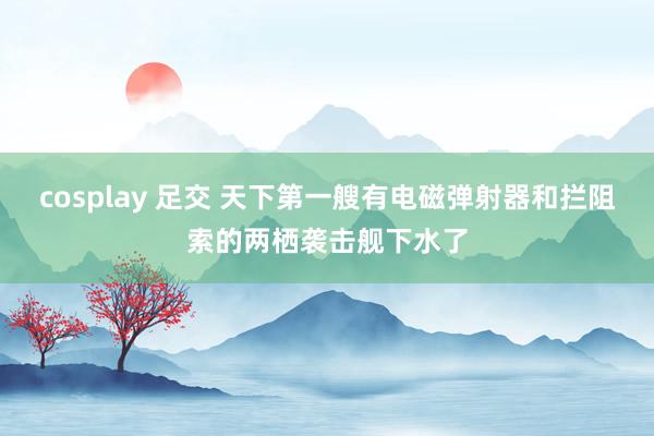 cosplay 足交 天下第一艘有电磁弹射器和拦阻索的两栖袭击舰下水了