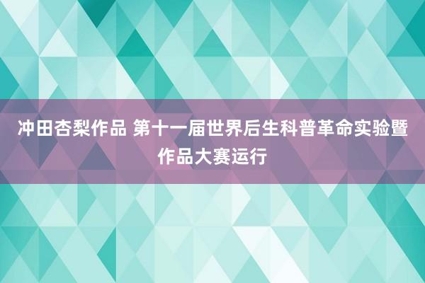 冲田杏梨作品 第十一届世界后生科普革命实验暨作品大赛运行