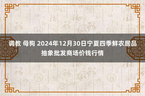 调教 母狗 2024年12月30日宁夏四季鲜农居品抽象批发商场价钱行情