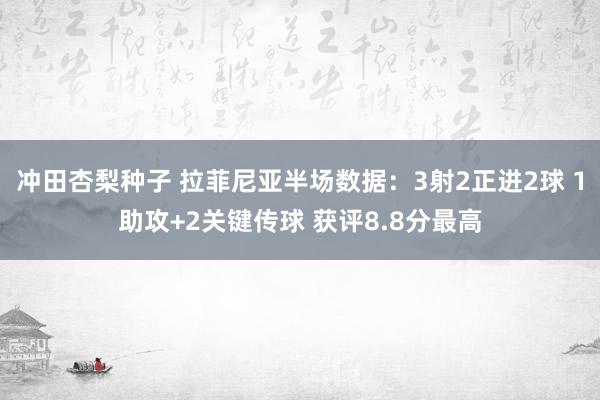 冲田杏梨种子 拉菲尼亚半场数据：3射2正进2球 1助攻+2关键传球 获评8.8分最高