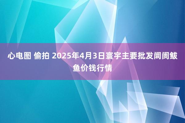 心电图 偷拍 2025年4月3日寰宇主要批发阛阓鲅鱼价钱行情