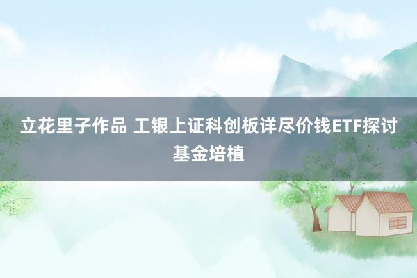 立花里子作品 工银上证科创板详尽价钱ETF探讨基金培植