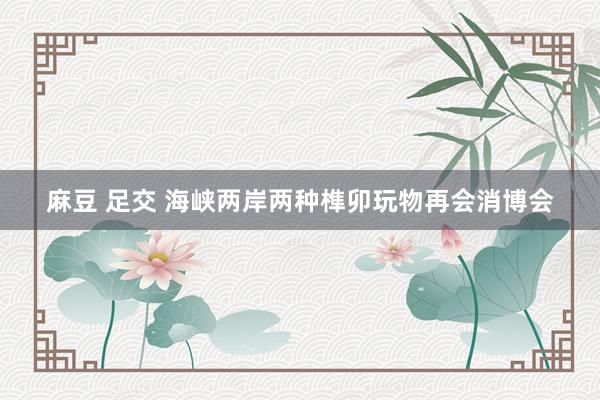 麻豆 足交 海峡两岸两种榫卯玩物再会消博会