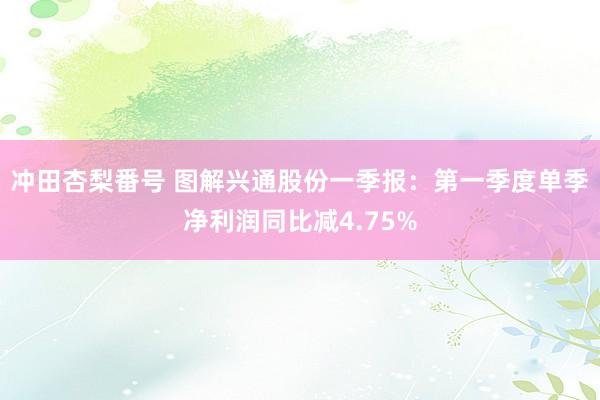 冲田杏梨番号 图解兴通股份一季报：第一季度单季净利润同比减4.75%